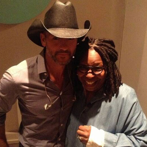 Whoopi with Tim McGraw